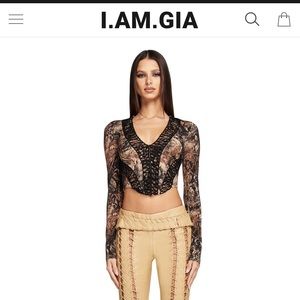 IRISS TOP - SNAKE - XXS / NEUTRAL
